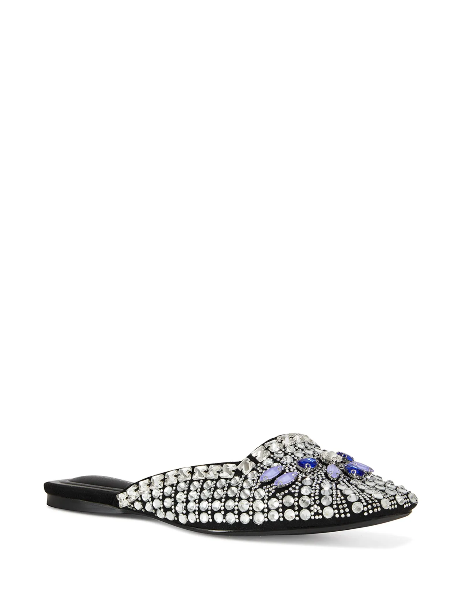 NELSAT-BLACK CRYSTAL SLIP ON CLOG