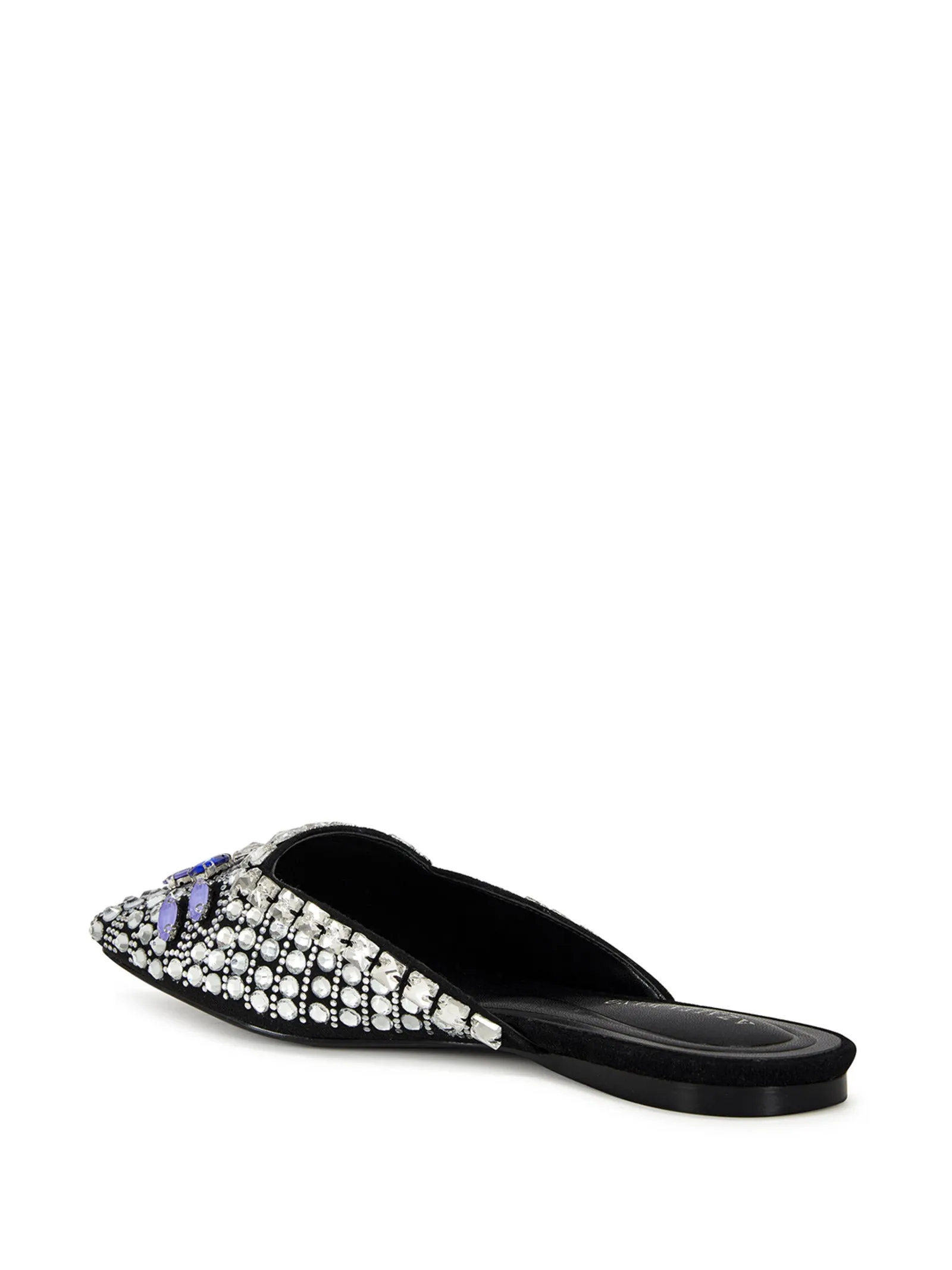 NELSAT-BLACK CRYSTAL SLIP ON CLOG