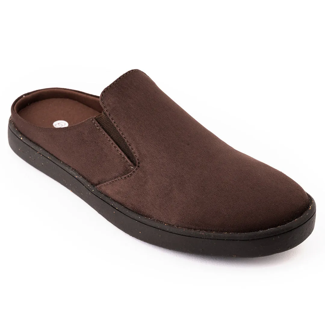 Nest Mules Vegan Suede Brown Men Slip-ons Thrift Edit