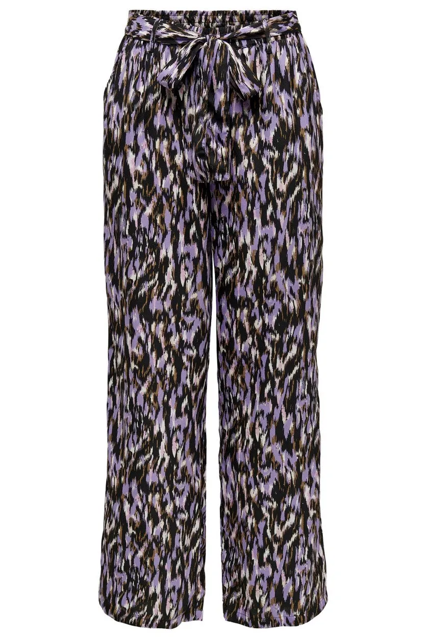 Onlwilma Palazzo Pant Cs Ptm - Paars Dessin