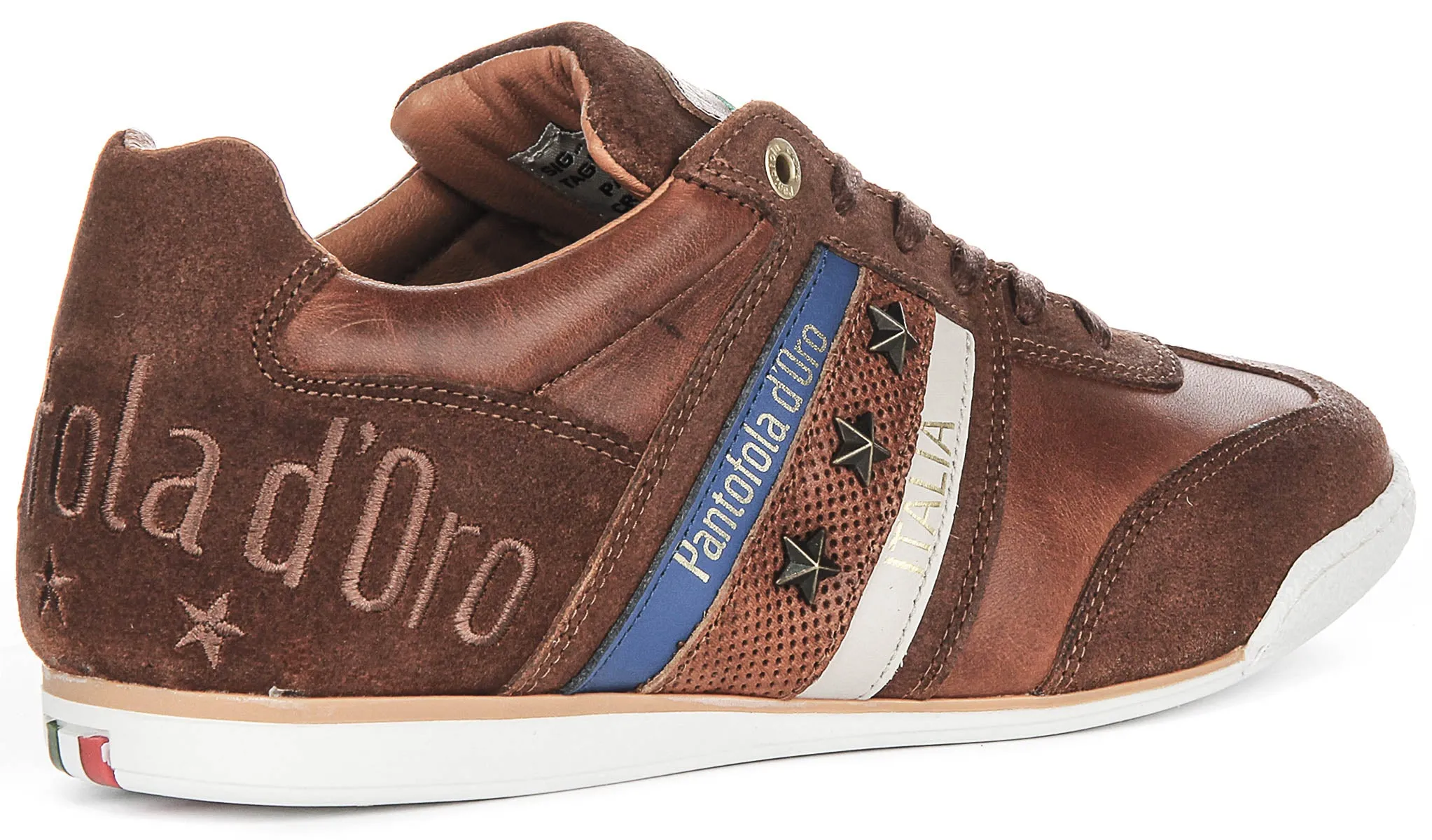 Pantofola D'Oro Imola L Stars In Brown Blue For Men