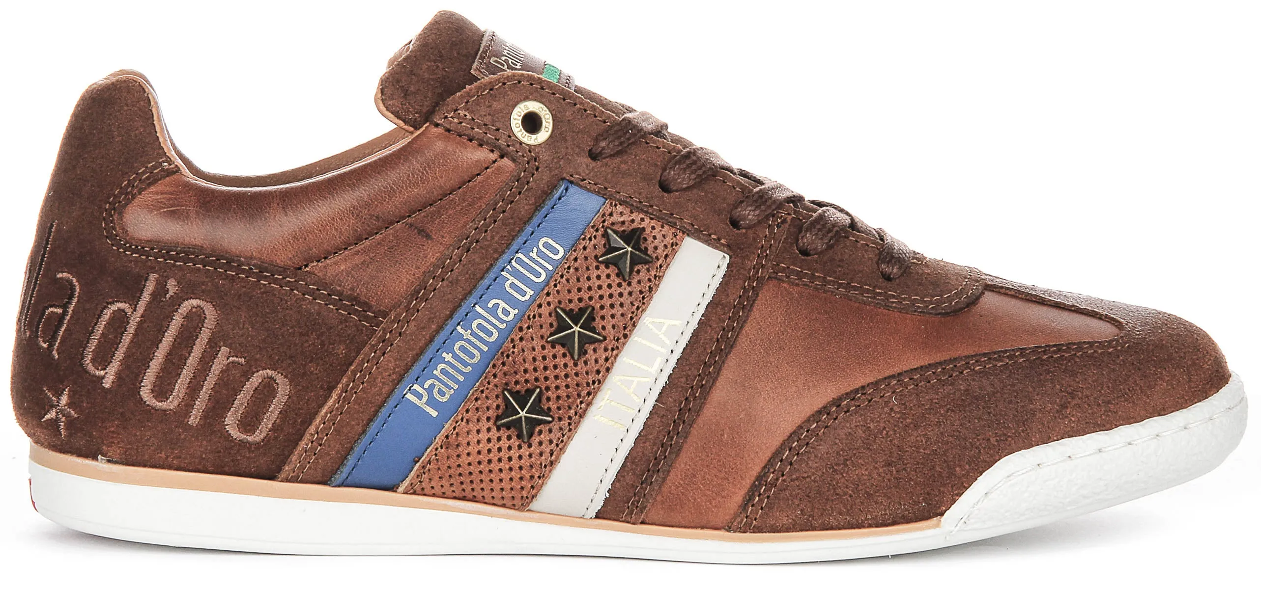 Pantofola D'Oro Imola L Stars In Brown Blue For Men