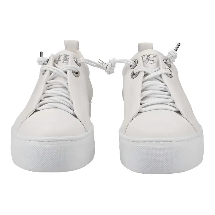 Paul Green Womens Platform Trainer 5417 Maincalf White/Silver