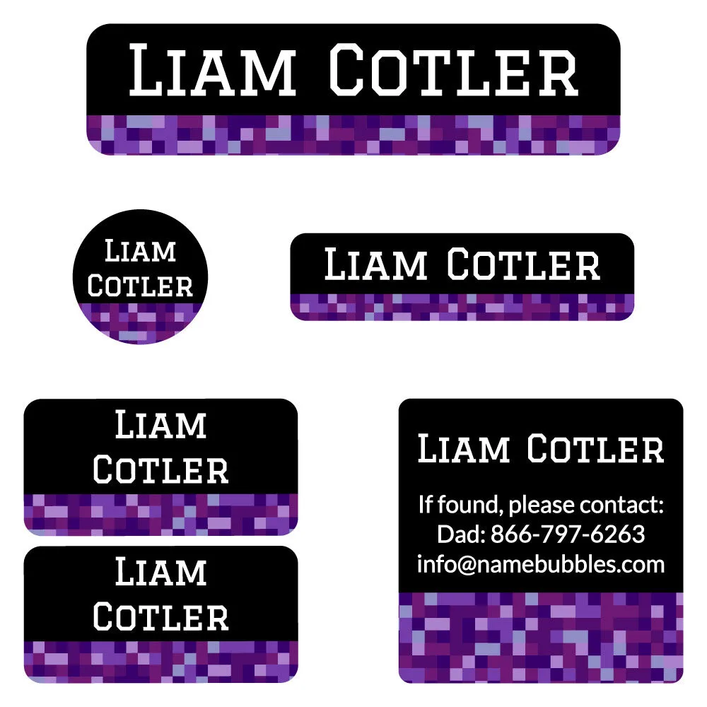 Pixels Camp Labels Pack