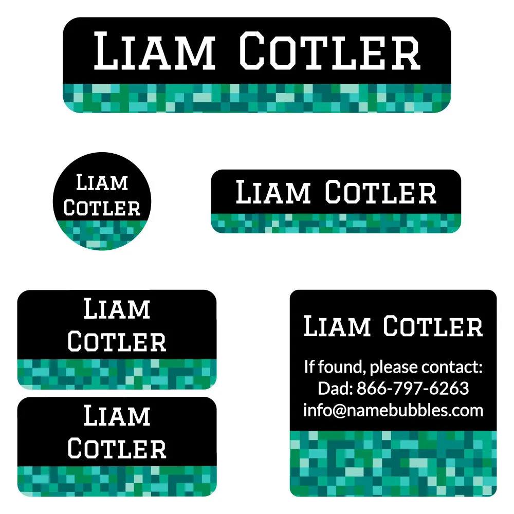 Pixels Camp Labels Pack