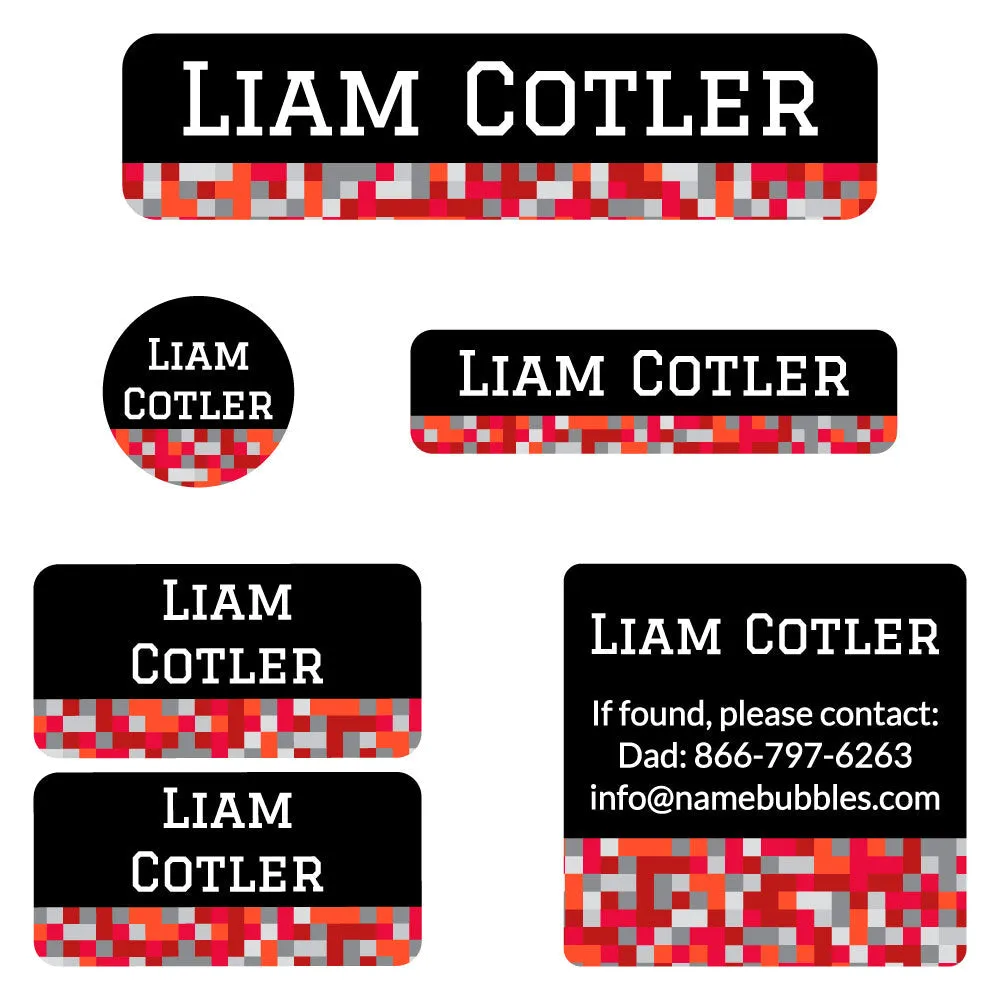 Pixels Camp Labels Pack