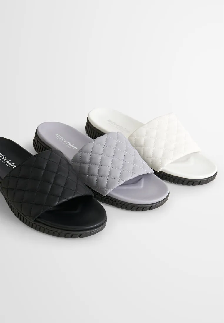 Quincy Soft Base Quilted Sandals