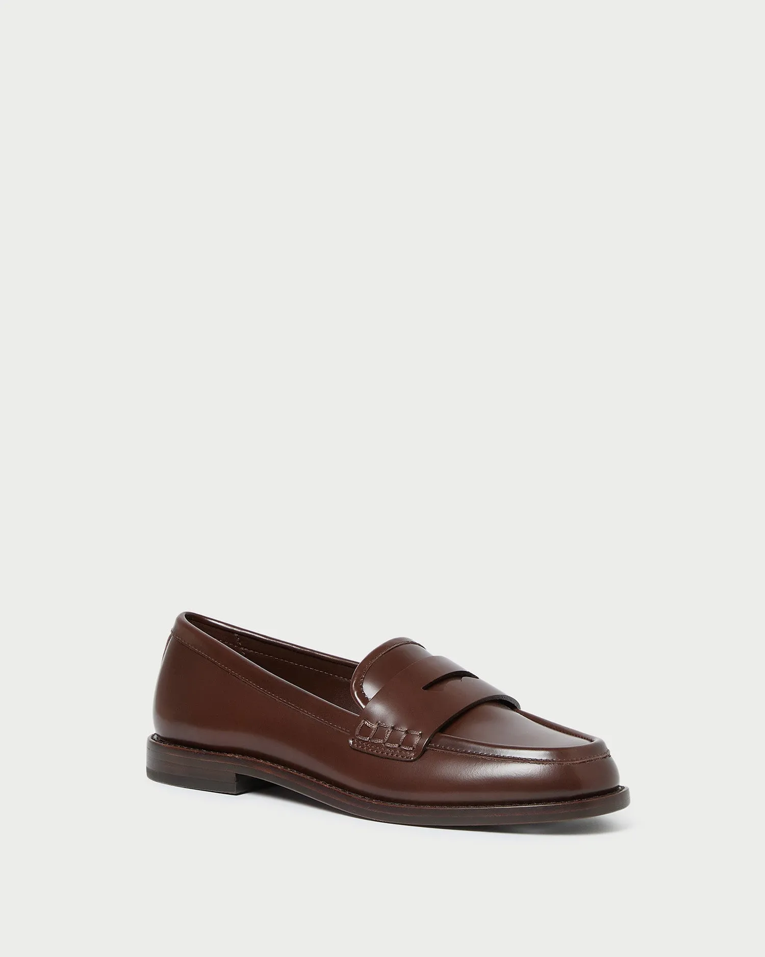 Rachel Espresso Leather Loafer