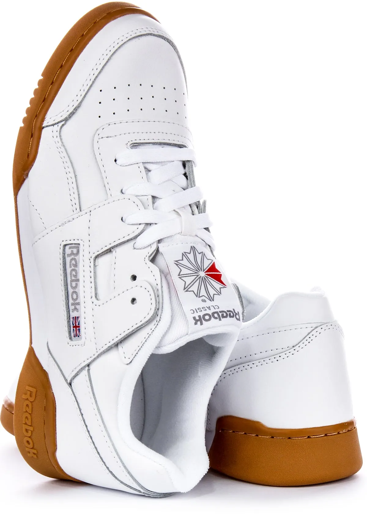 Reebok Workout Plus In White Gum