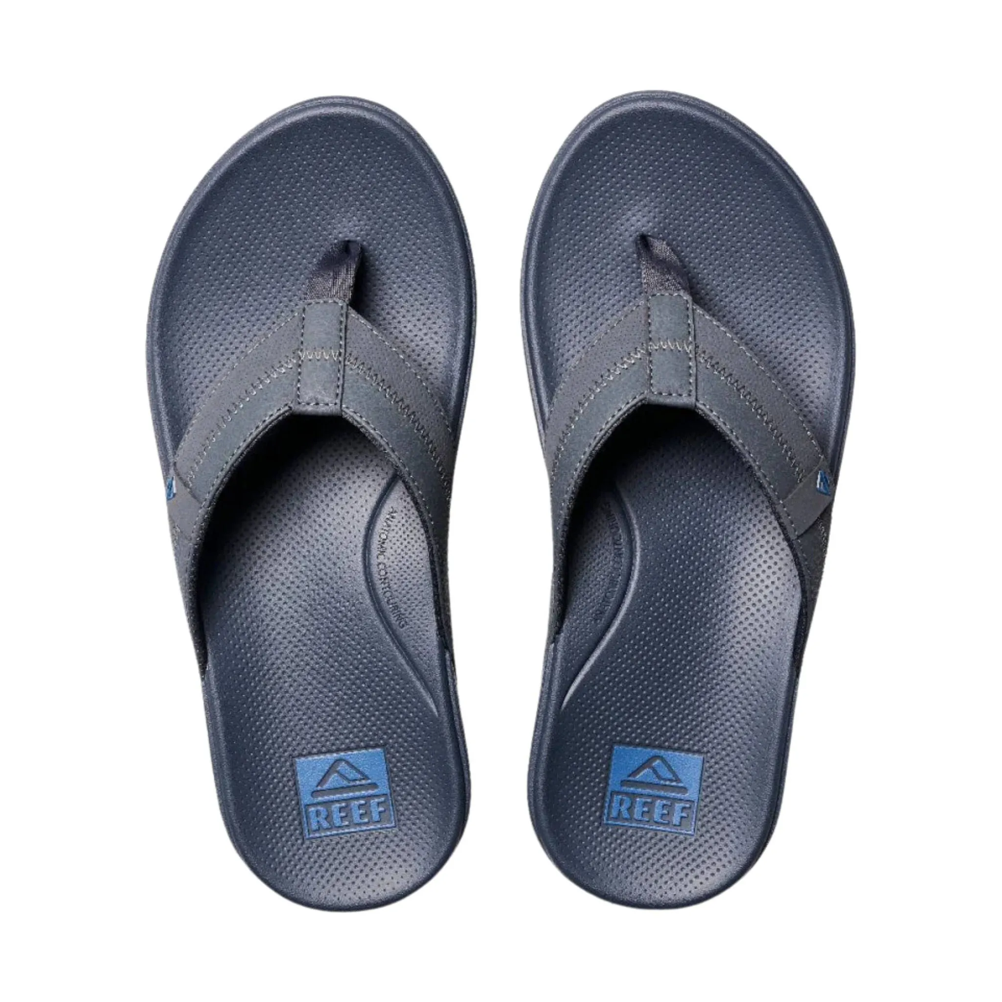 Reef Men's Cushion Phantom 2.0 Flip Flop - Grey/Blue