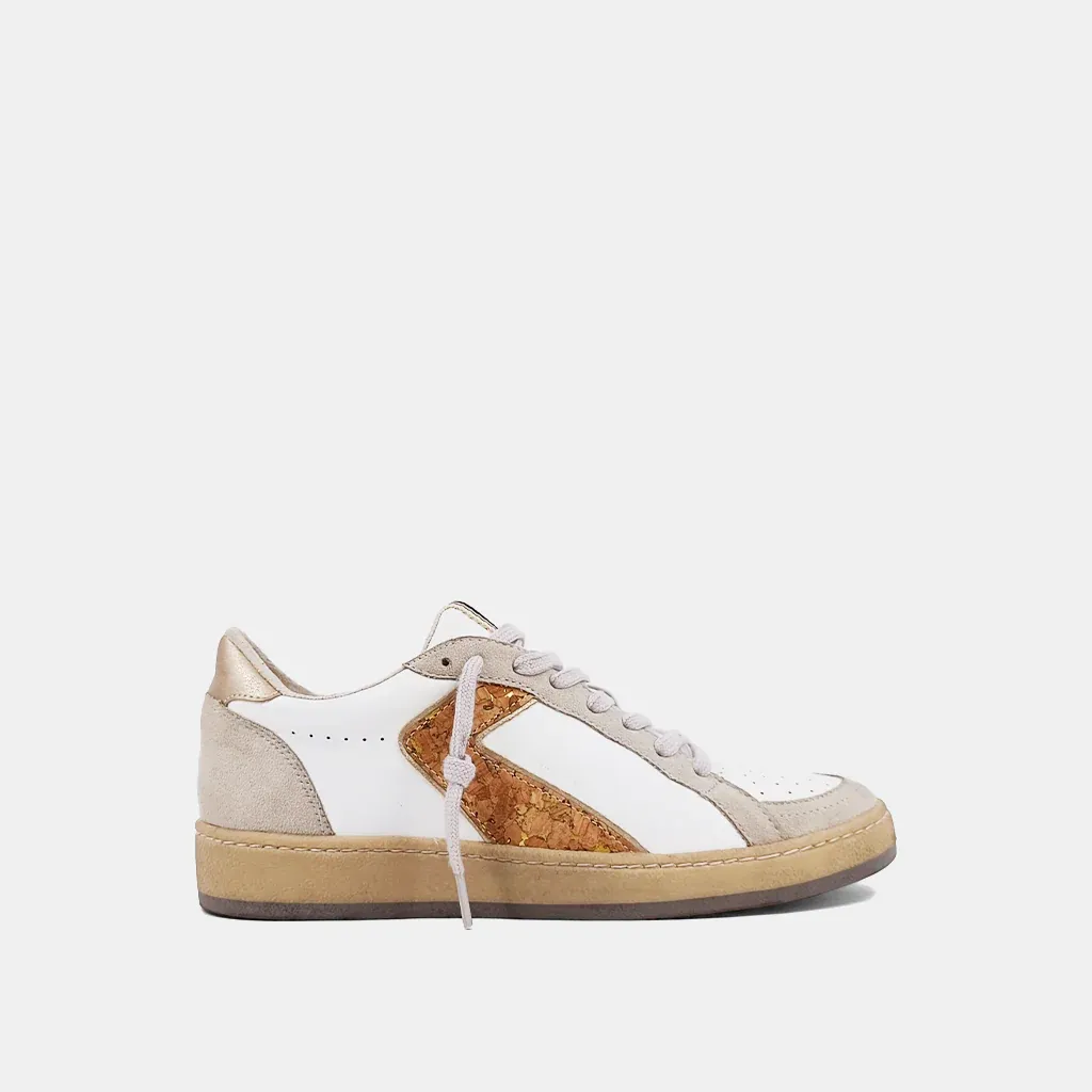 Salma Sneakers - Gold Cork