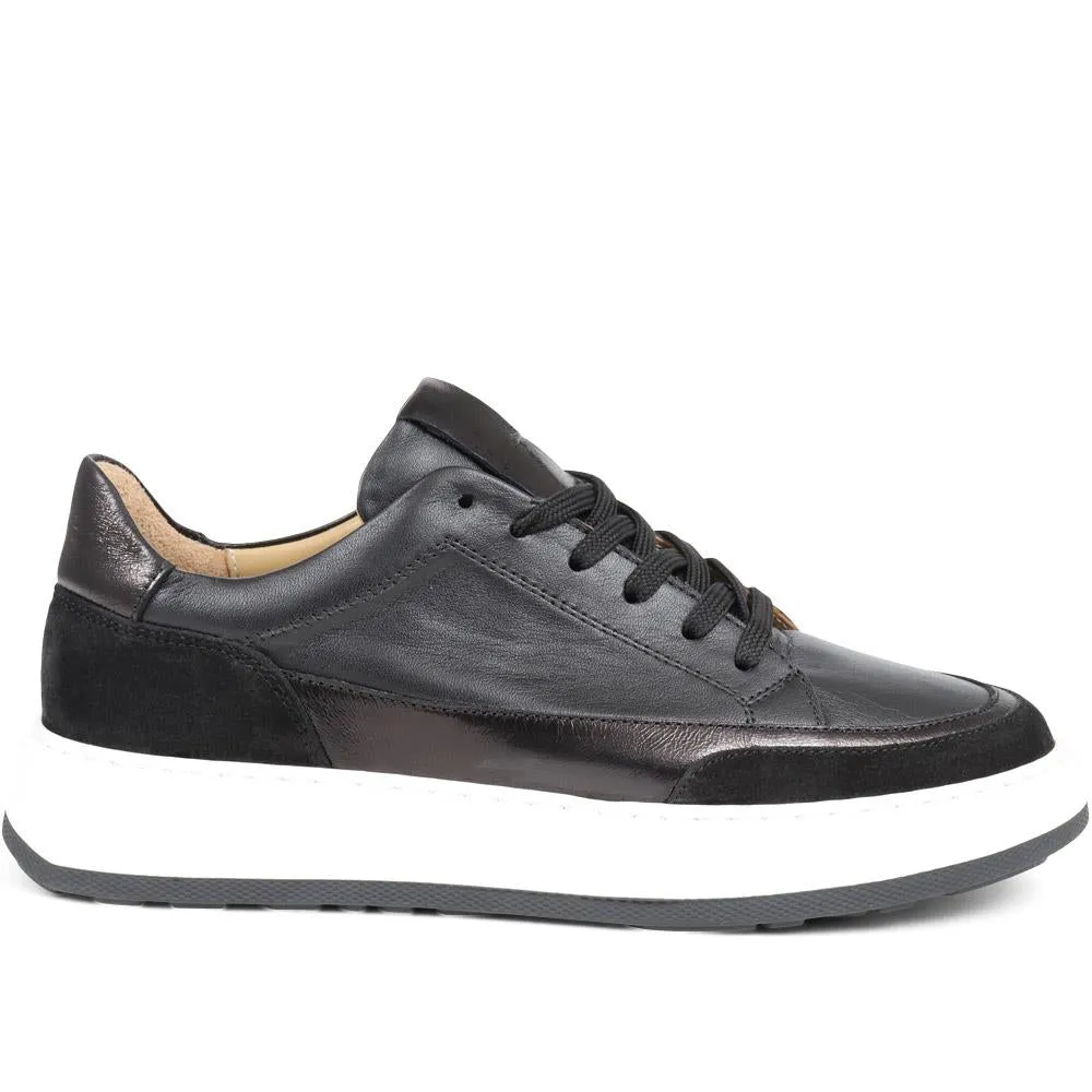 Scarlette Leather Trainers - SCARLETTE / 324 600