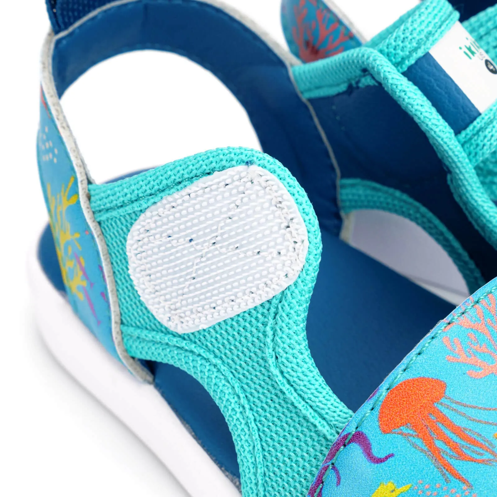 Secret Seascape Squeakerless Toddler Sandals | Blue