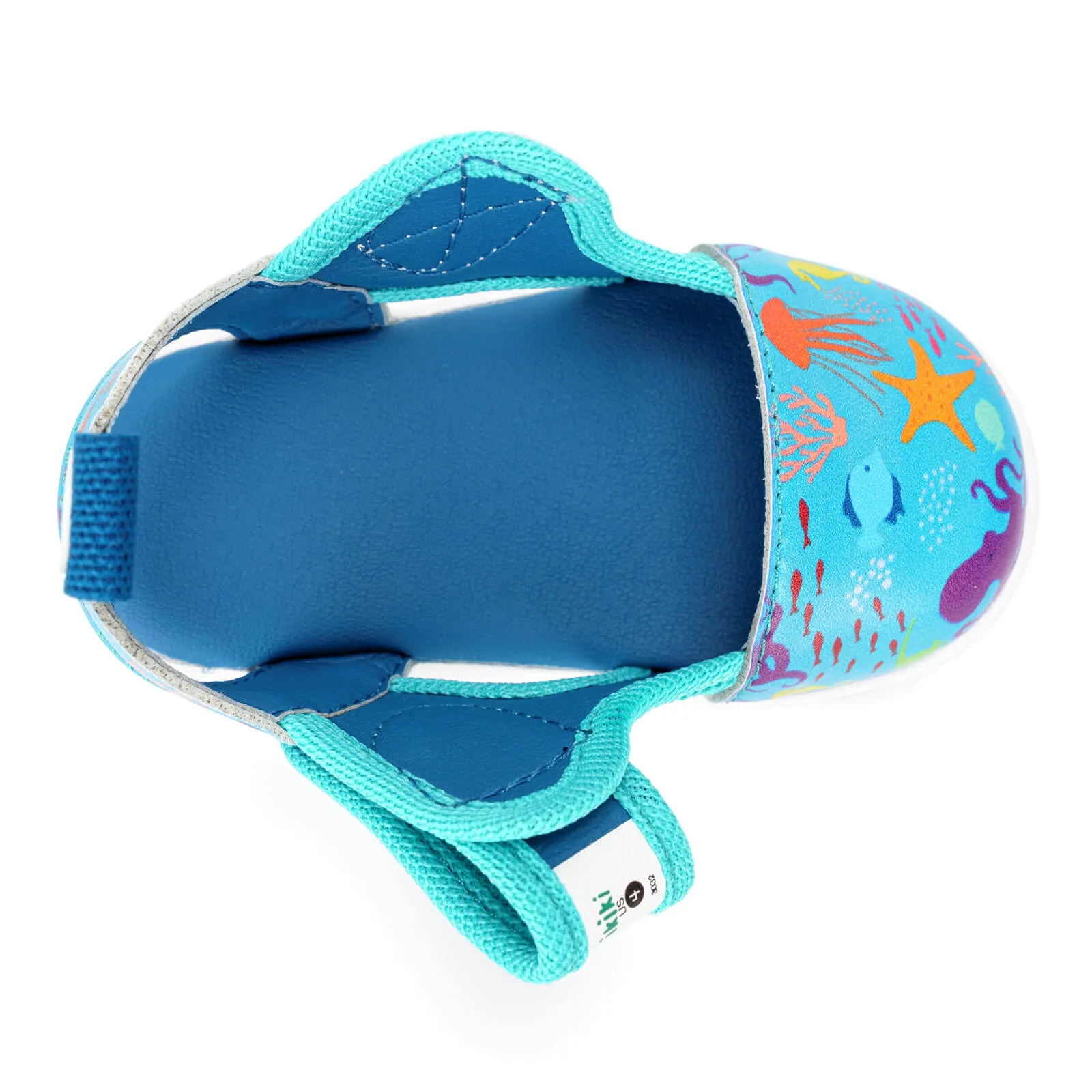 Secret Seascape Squeakerless Toddler Sandals | Blue