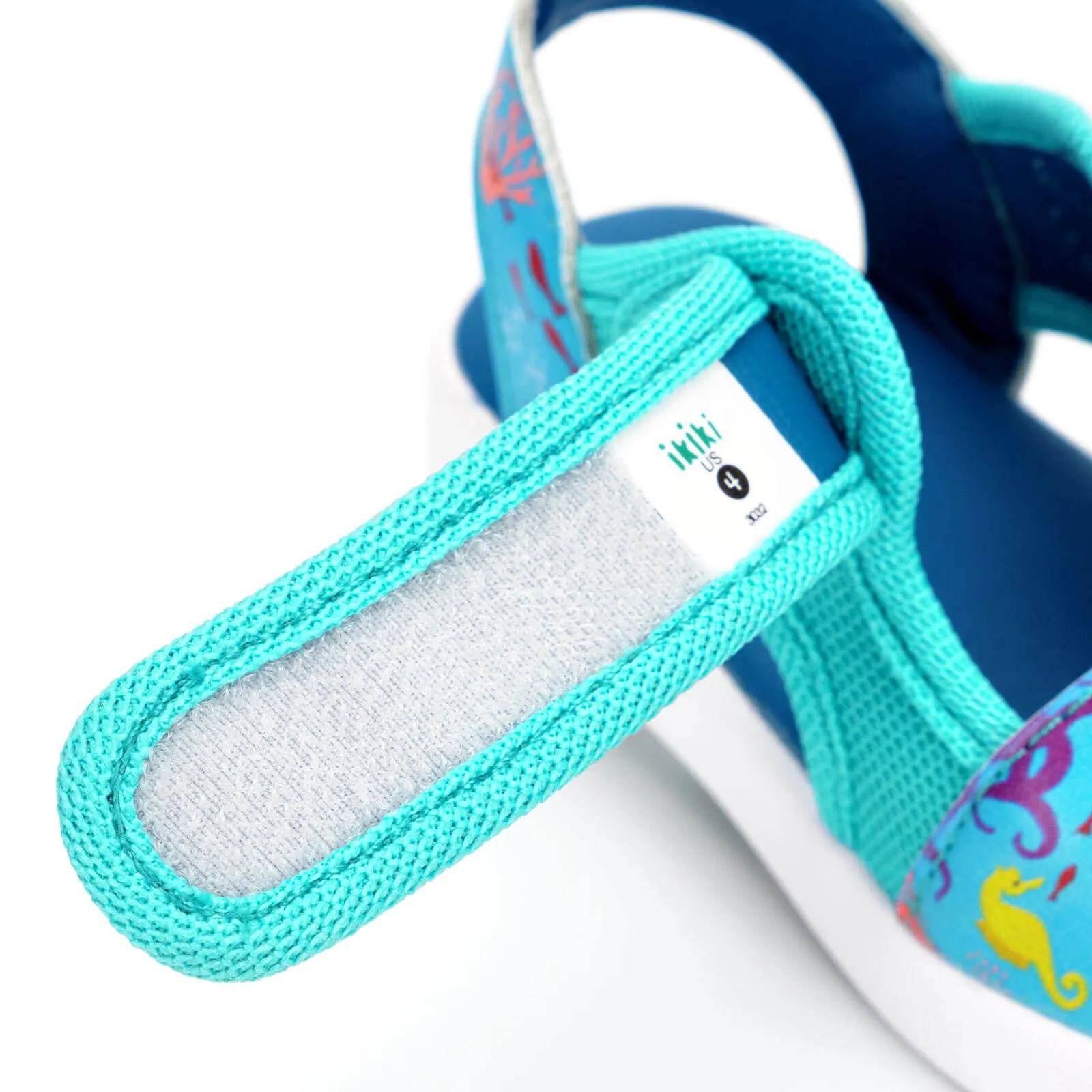 Secret Seascape Squeakerless Toddler Sandals | Blue