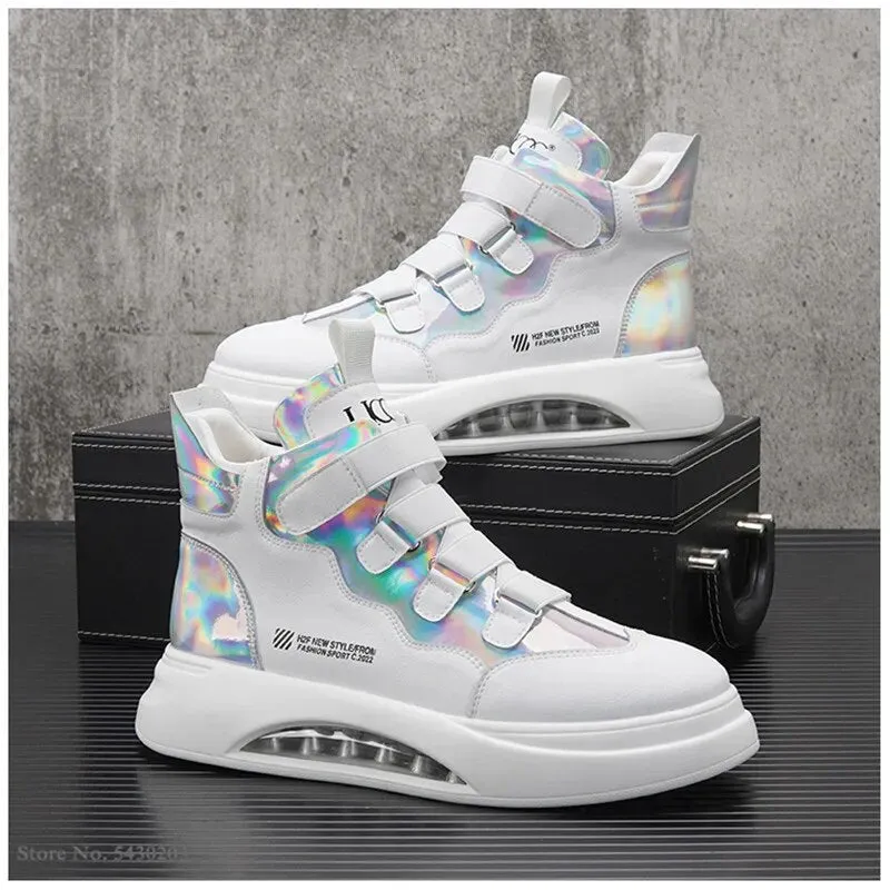 Shiny Luxury Design High Top Sneakers