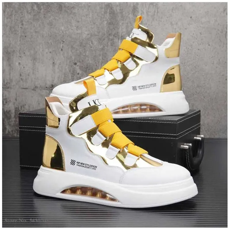 Shiny Luxury Design High Top Sneakers