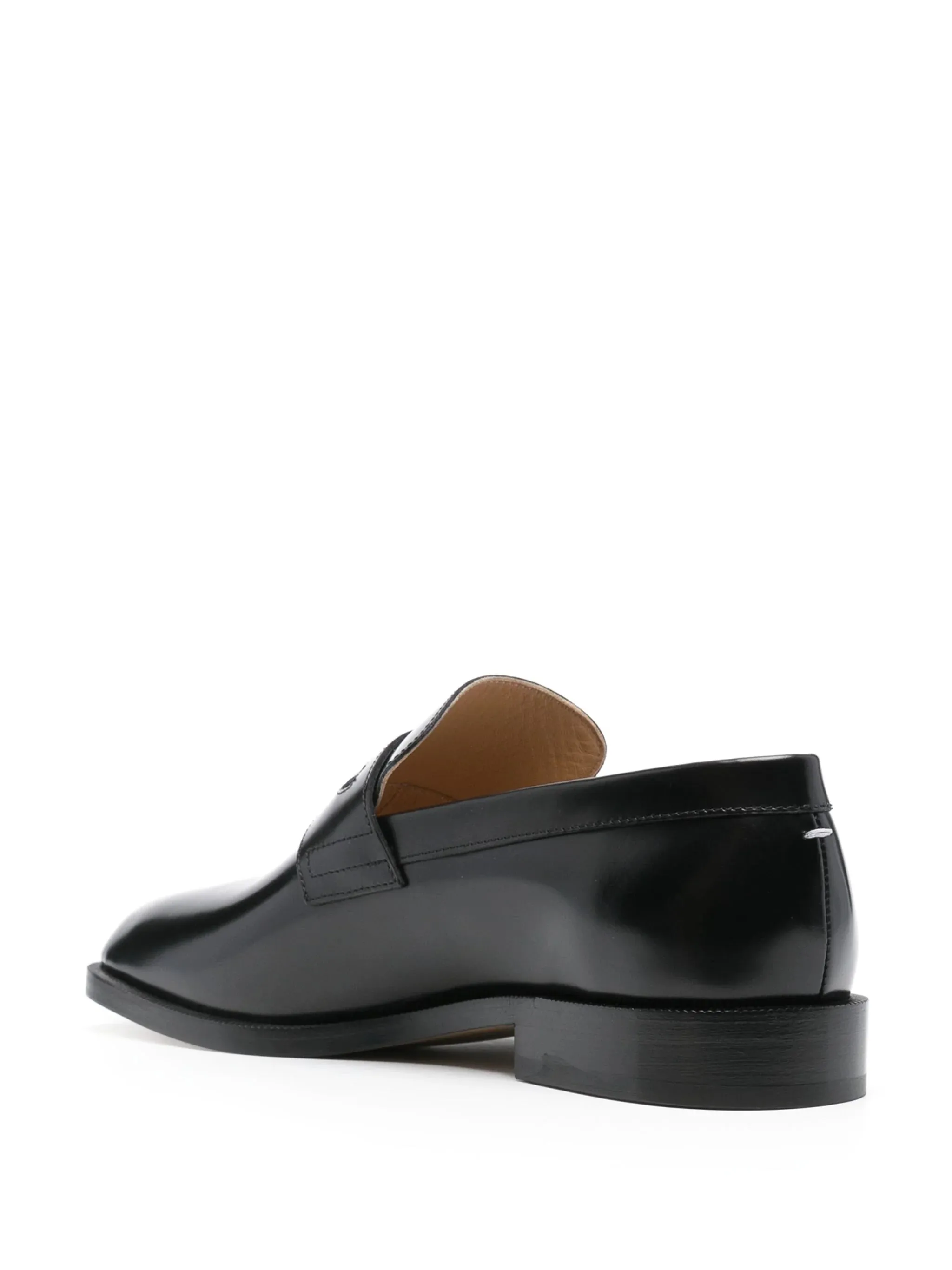 Tabi Leather Loafers - Black