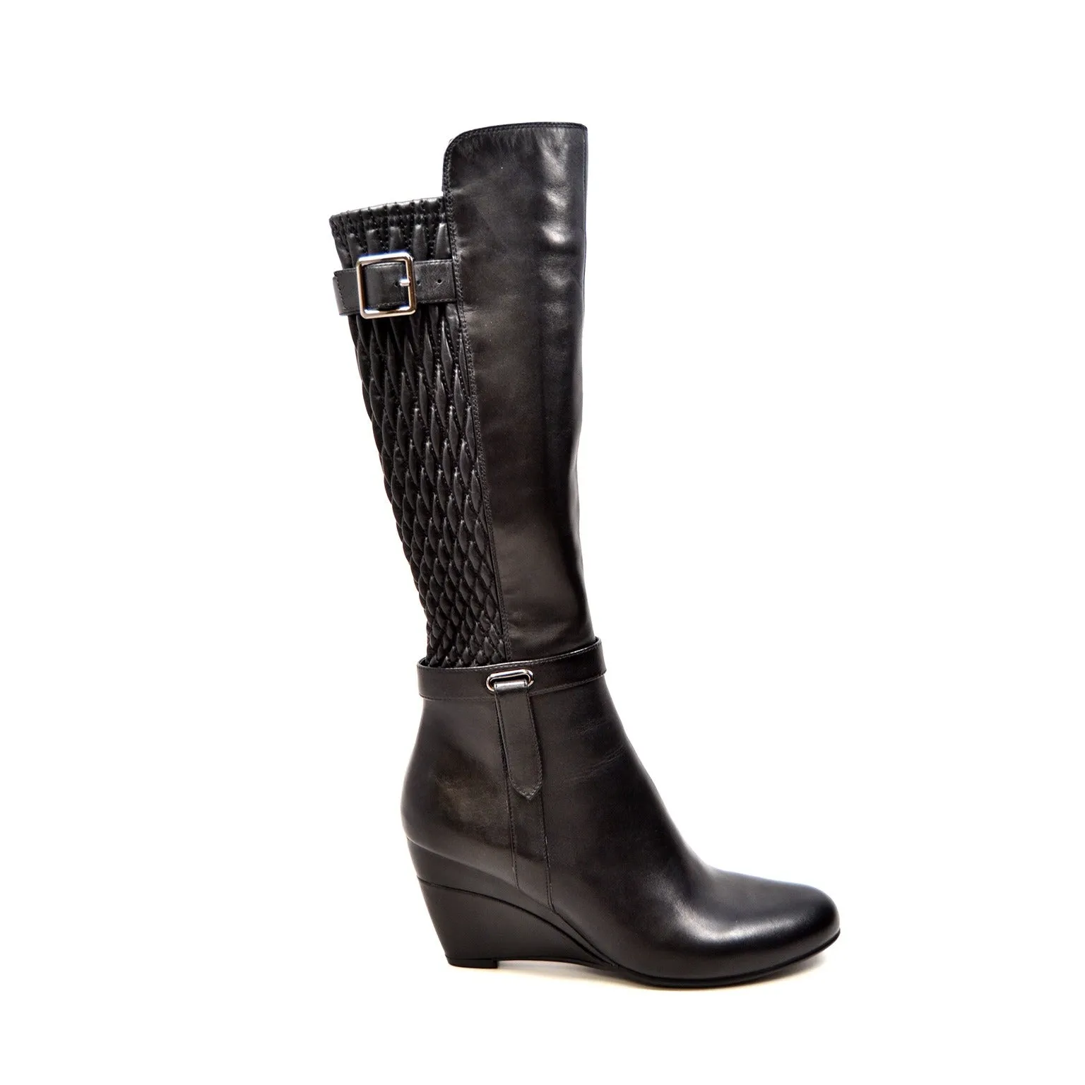 Tally Wedge Boots - Stylish Quilted Design for Everyday Wear and Nights Out