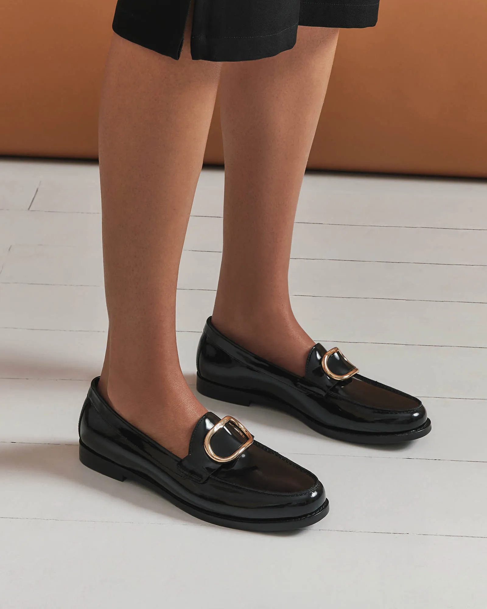 TAMARA LOAFERS BLACK PATENT