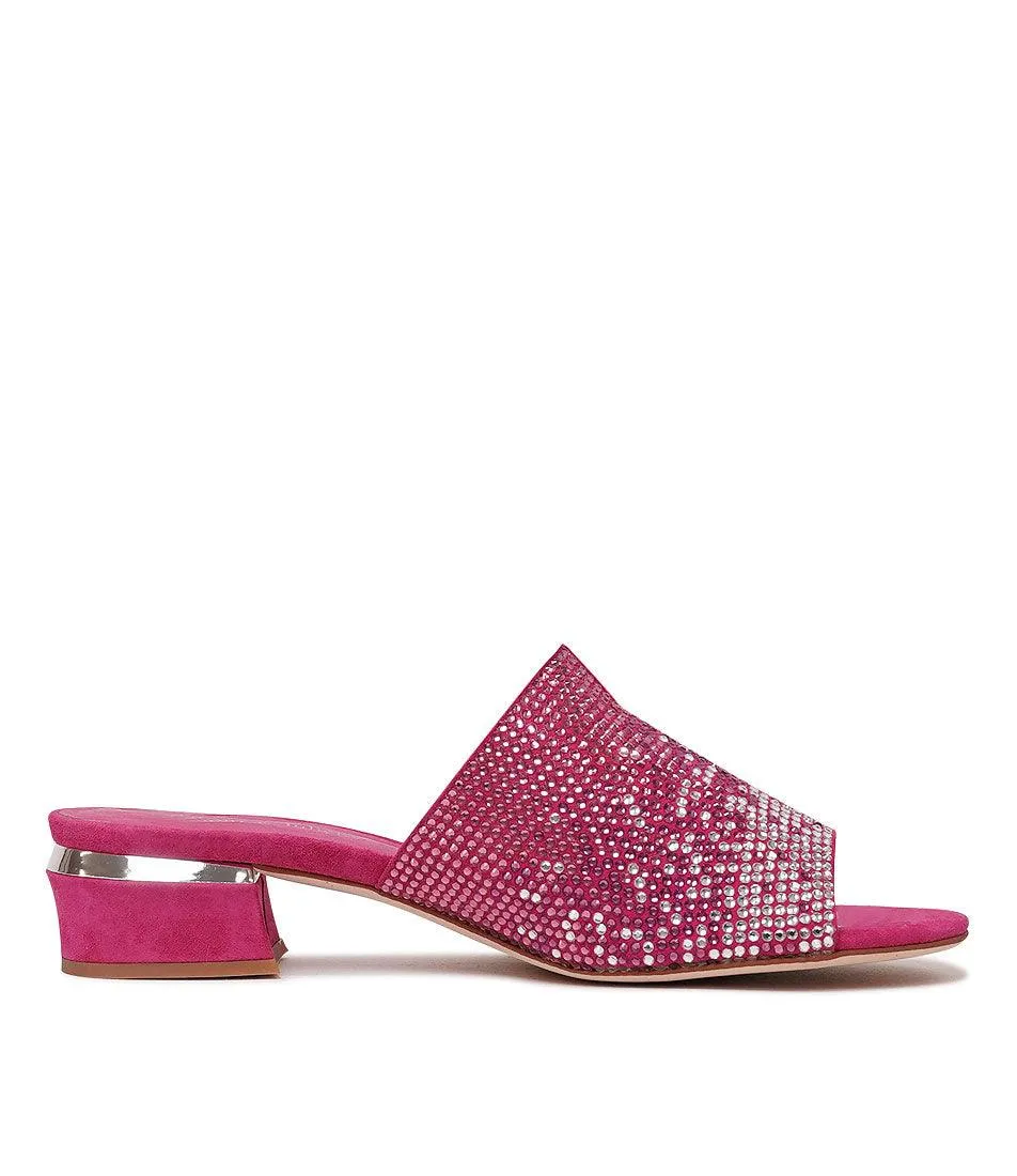 Tamarin New Fuchsia Leather Heels