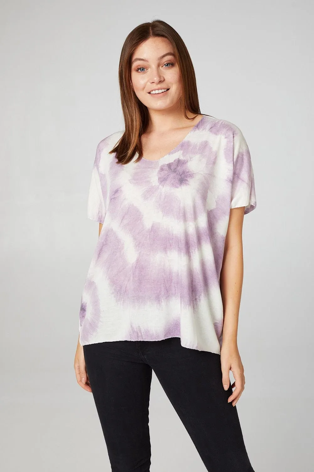 Tie Dye V-Neck T-Shirt