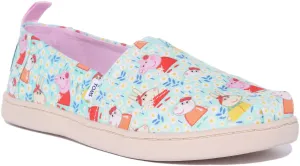 Toms Alpargata In Jade For Kids