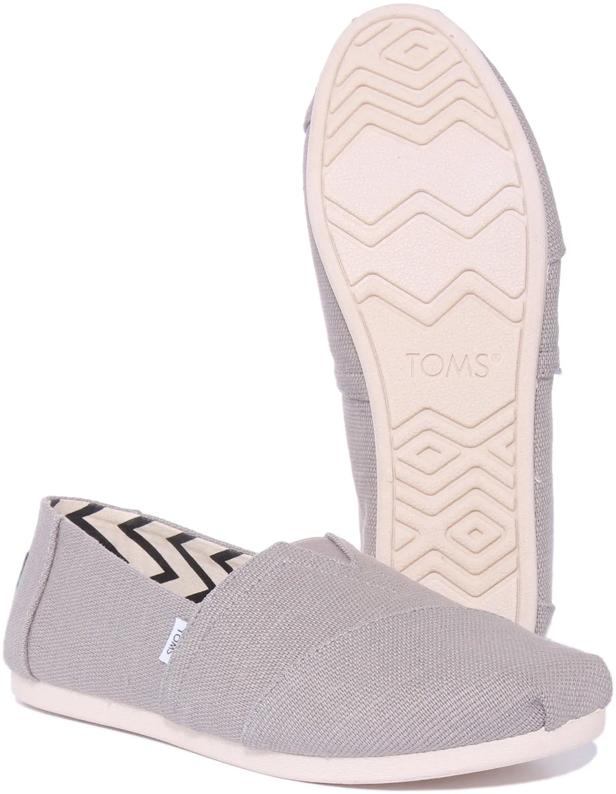 Toms Alpargata In Light Grey For Women