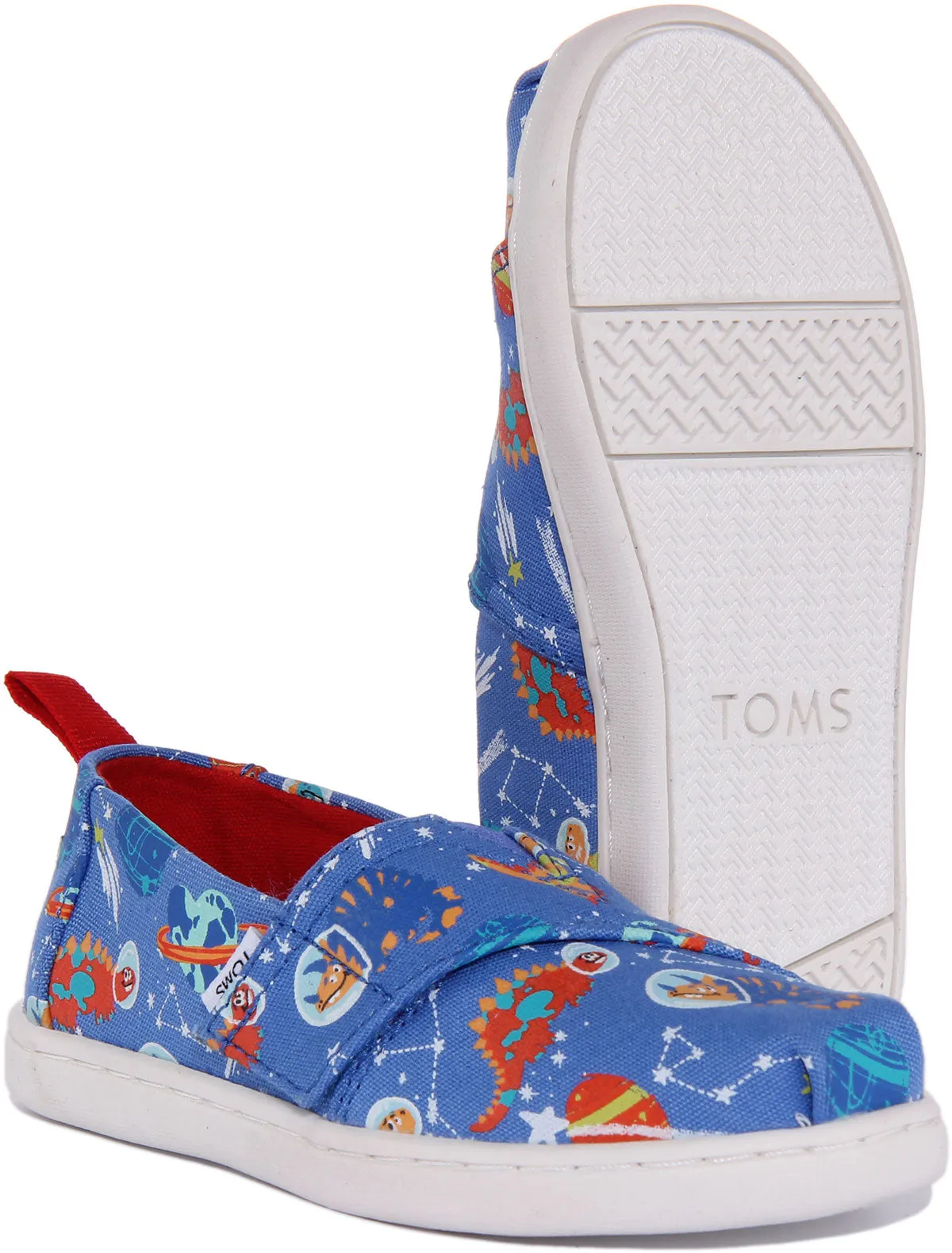 Toms Ulm Alpargata In Blue For Infants