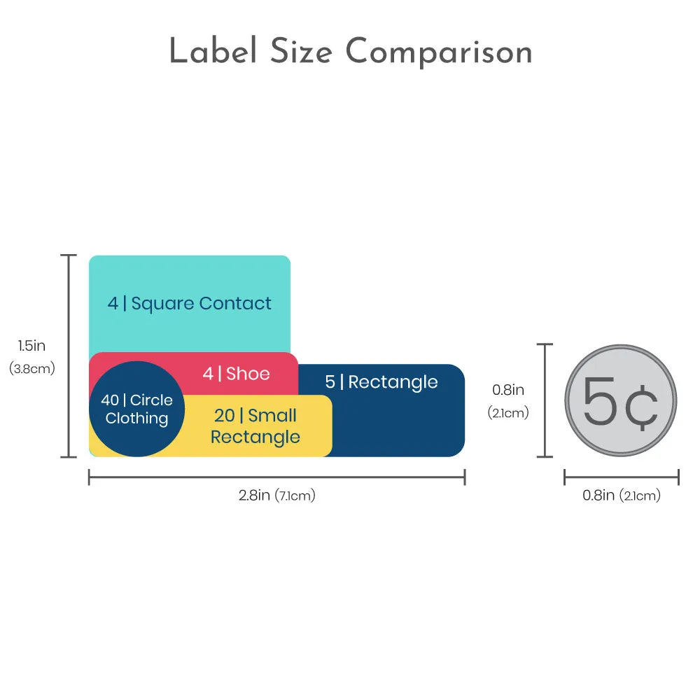 Two-tone Camp Labels Pack