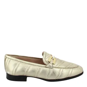 Unisa Dexter Gold Loafer