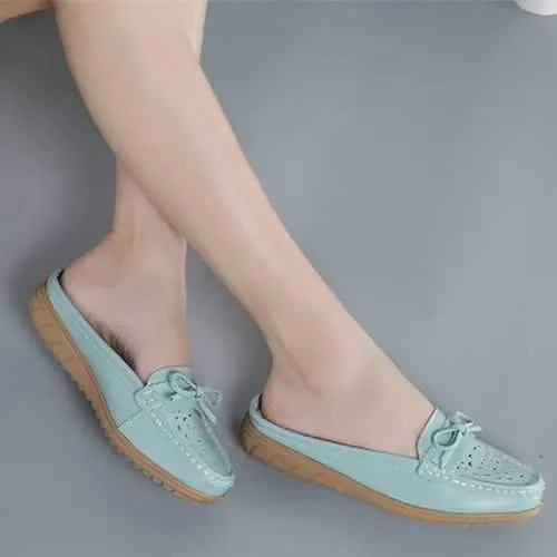 US Size 5-12 Women Casual Soft Hollow Flats Slippers