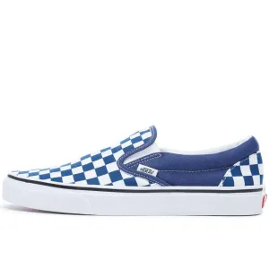 Vans Classic Slip On Checkerboard Embossed - Blue