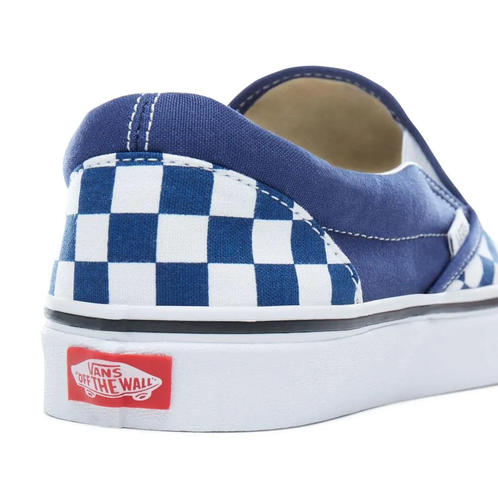 Vans Classic Slip On Checkerboard Embossed - Blue