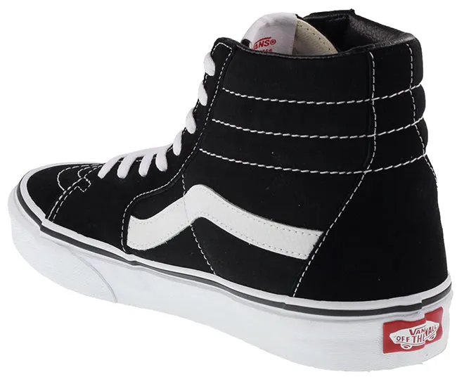 Vans Trainers Womens SK8 Hi Black White