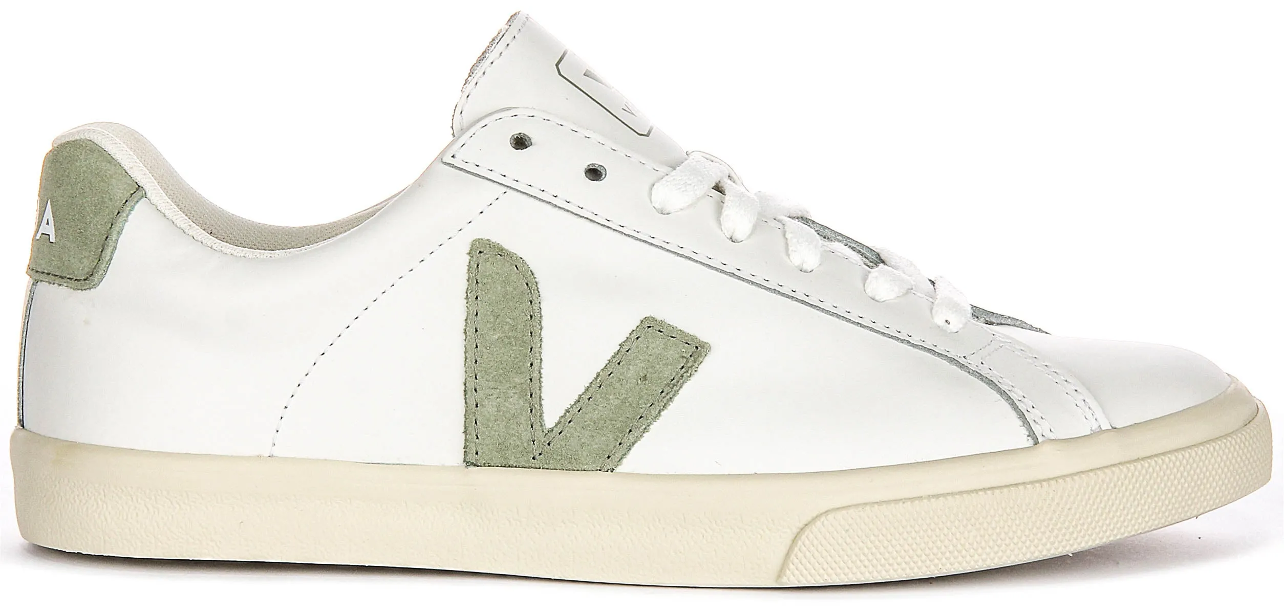 Veja Esplar Logo In White Green For Women