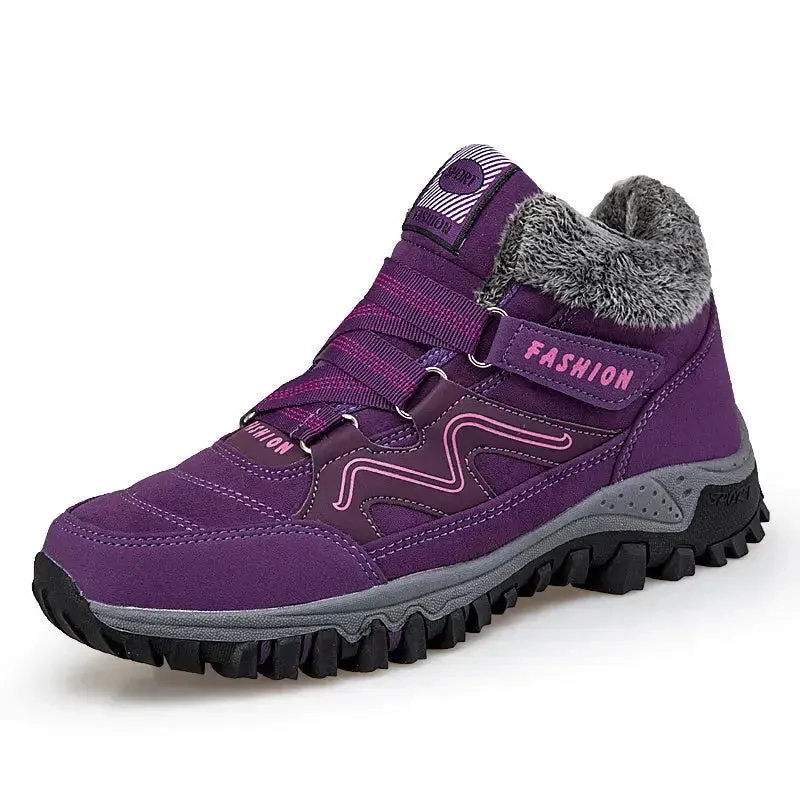 Warm Women's Outdoor Velvet Snow Cotton Shoes