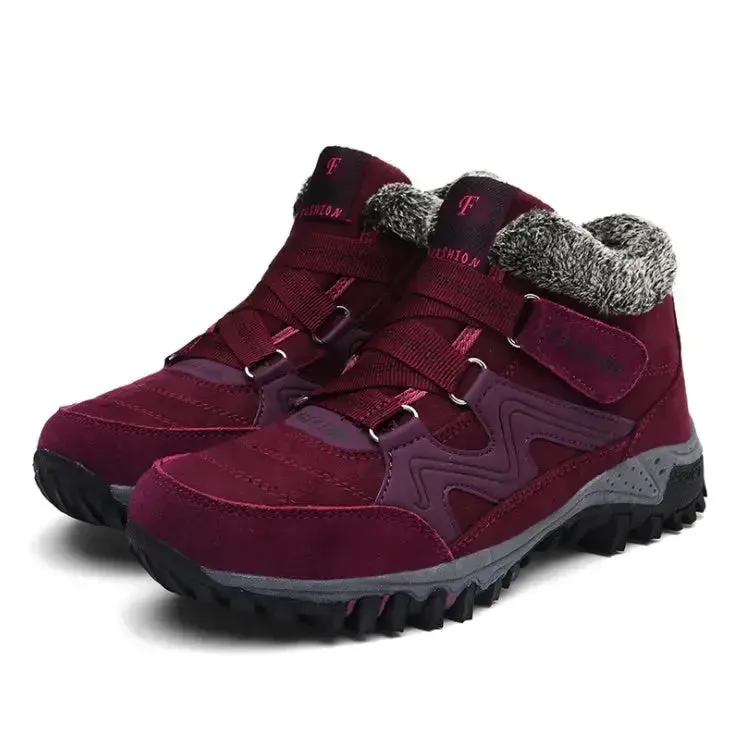 Warm Women's Outdoor Velvet Snow Cotton Shoes