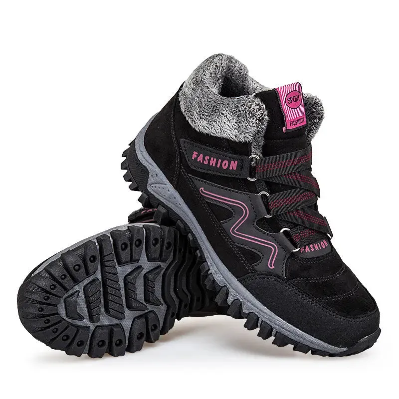 Warm Women's Outdoor Velvet Snow Cotton Shoes