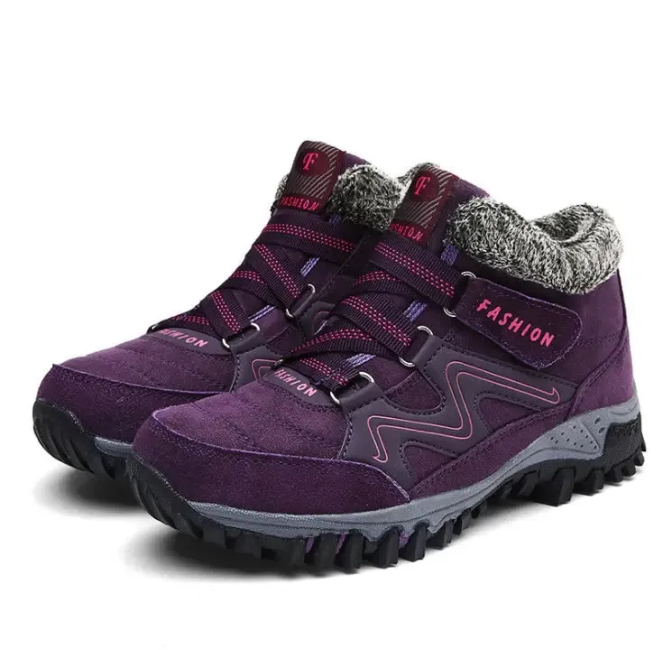 Warm Women's Outdoor Velvet Snow Cotton Shoes