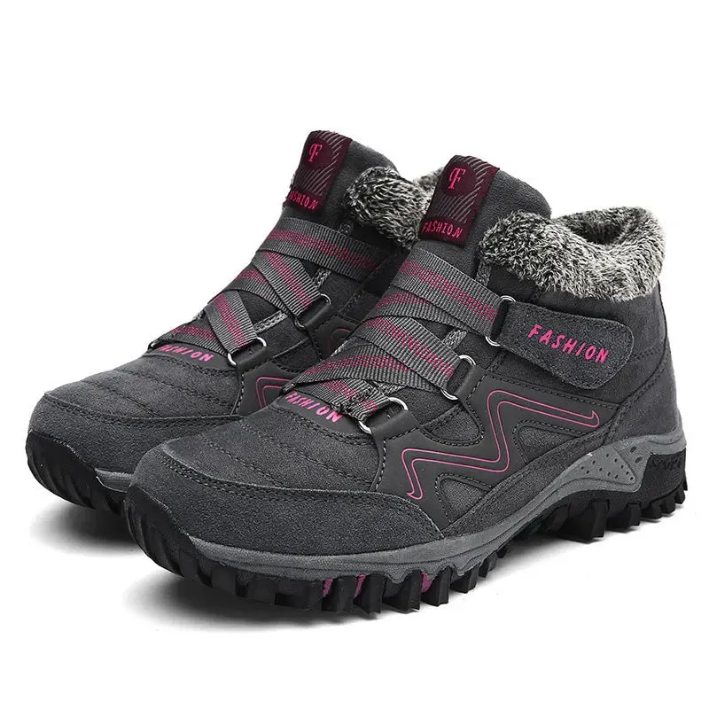 Warm Women's Outdoor Velvet Snow Cotton Shoes