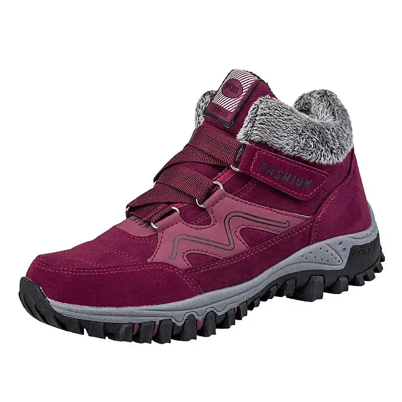 Warm Women's Outdoor Velvet Snow Cotton Shoes