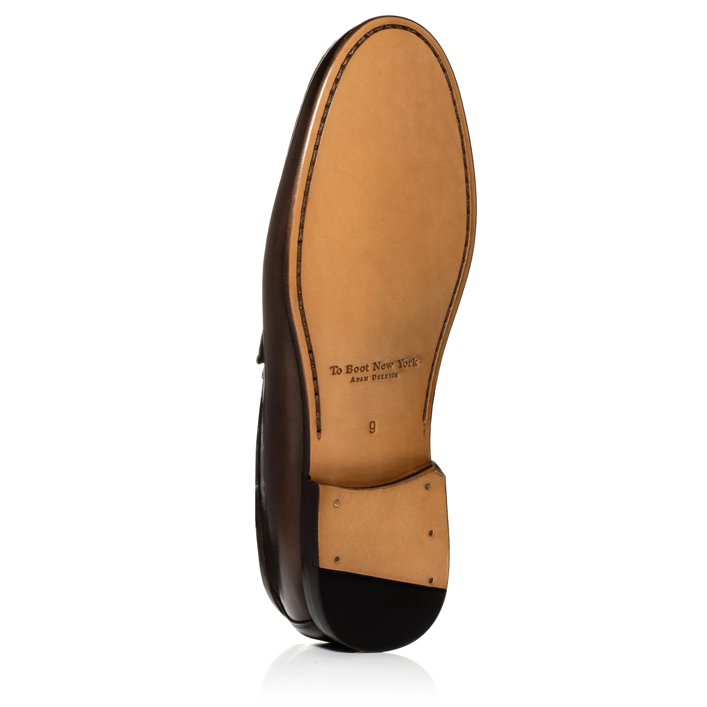 Watts Dark Brown Leather Bit Loafers