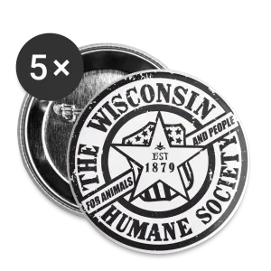 WHS 1879 Logo Buttons large 2.2'' (5-pack)