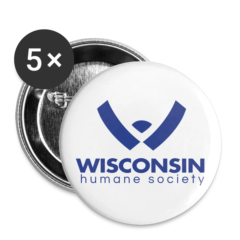 WHS Logo Buttons Large 2.2'' (5-pack)