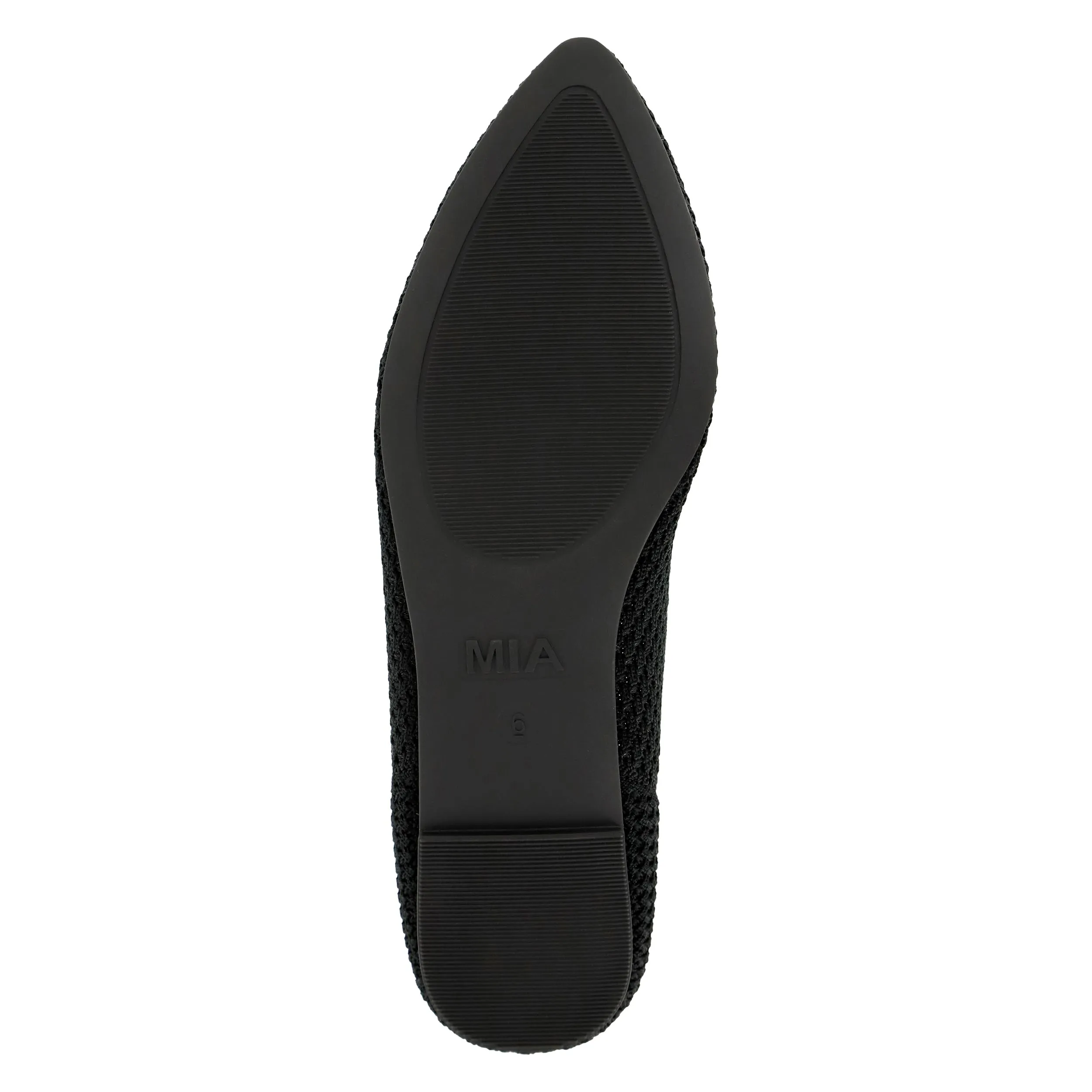 Women's Shoes MIA KERRI Slip On Pointed Toe Flats QI00011 BLACK